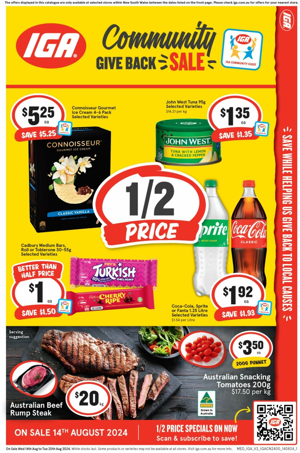 IGA Catalogues from 14 August