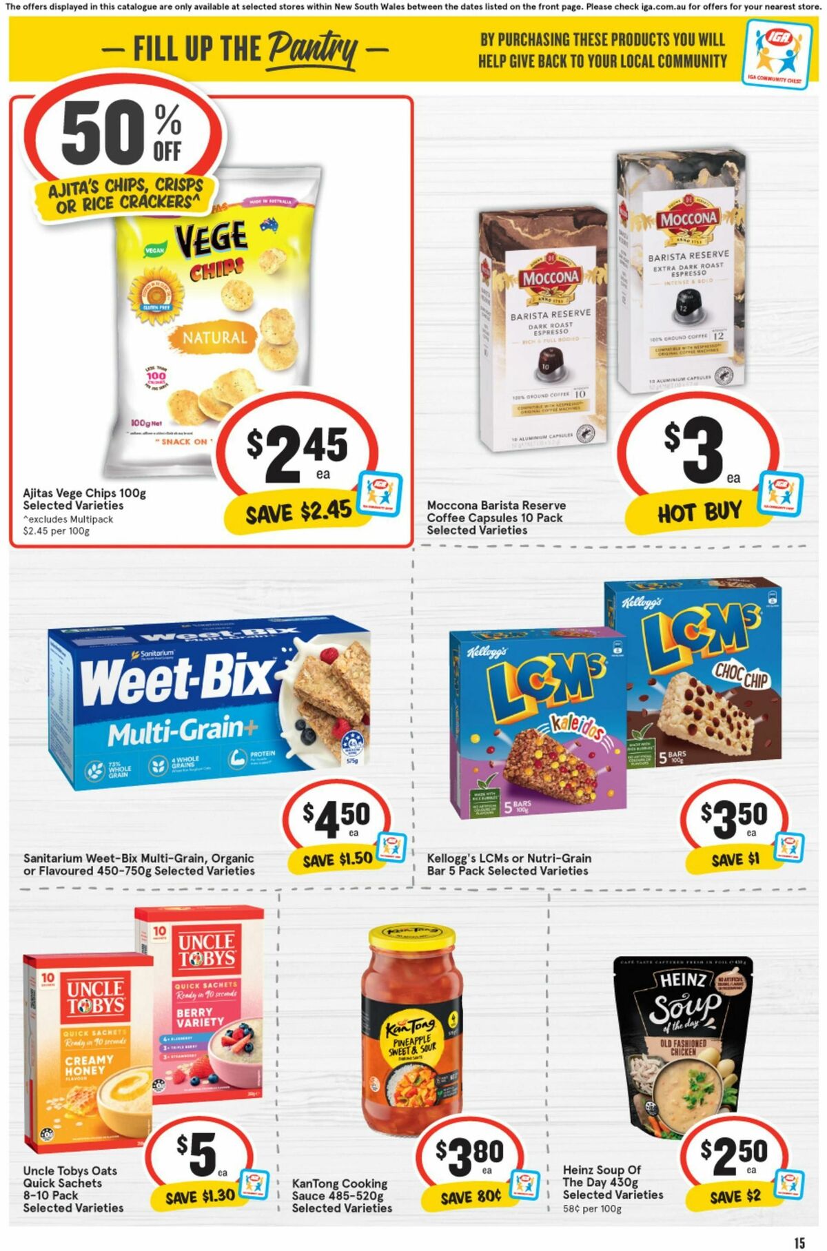 IGA Catalogues from 14 August