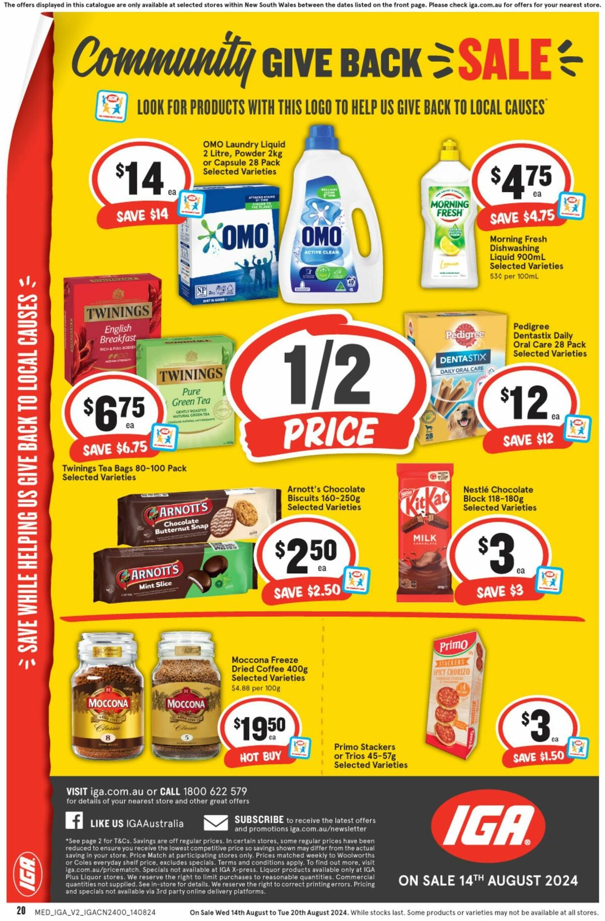 IGA Catalogues from 14 August