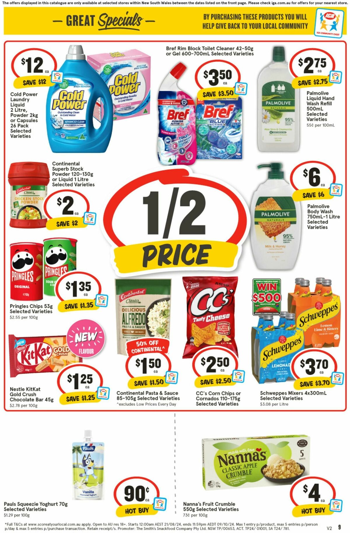 IGA Catalogues from 21 August