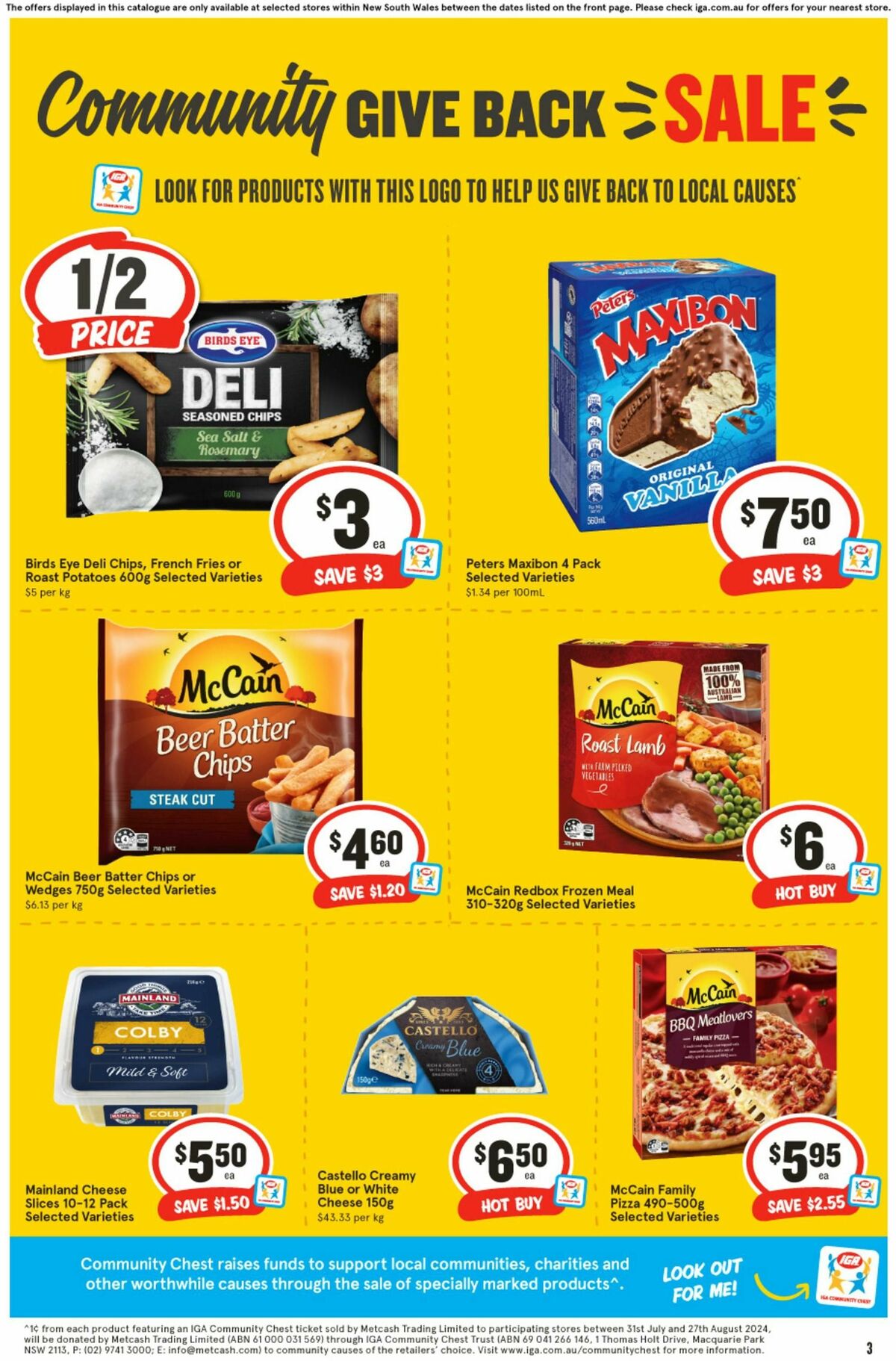 IGA Catalogues from 21 August