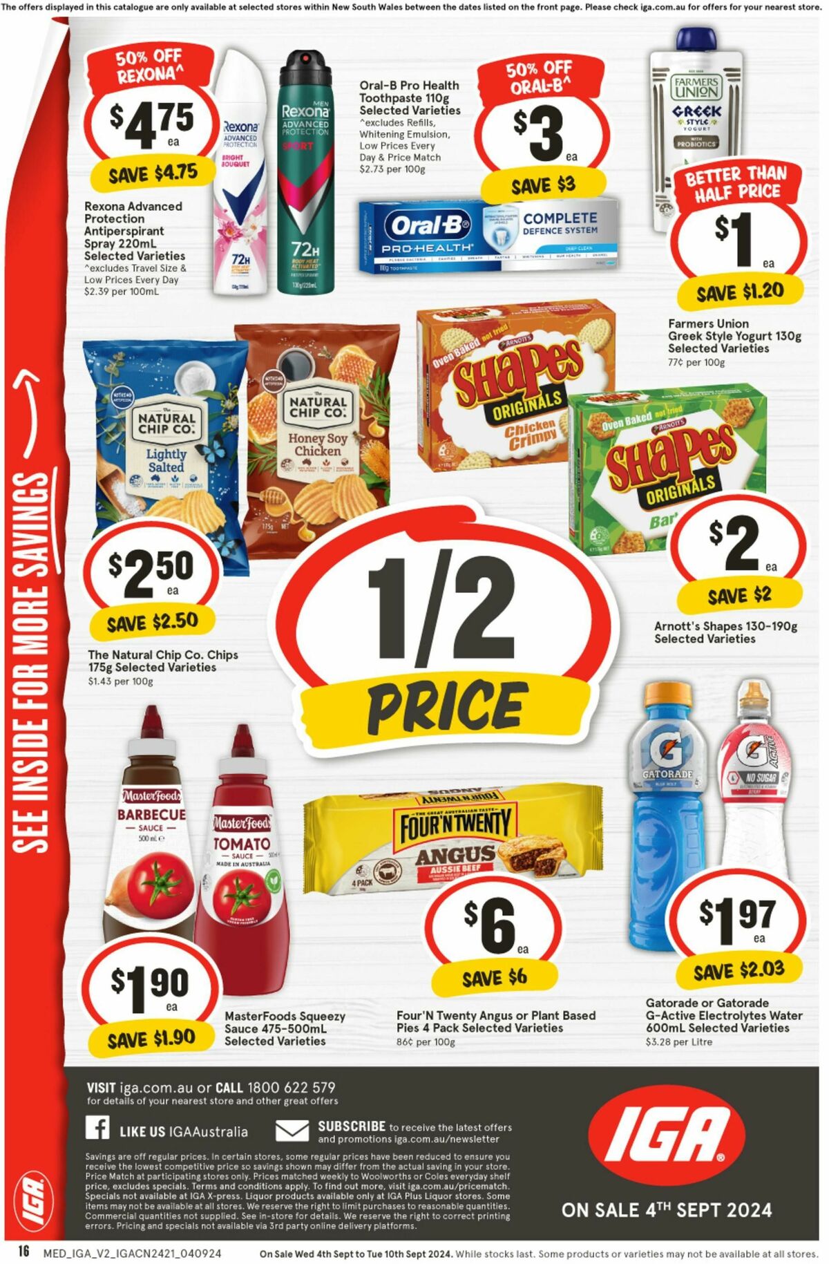 IGA Catalogues from 4 September