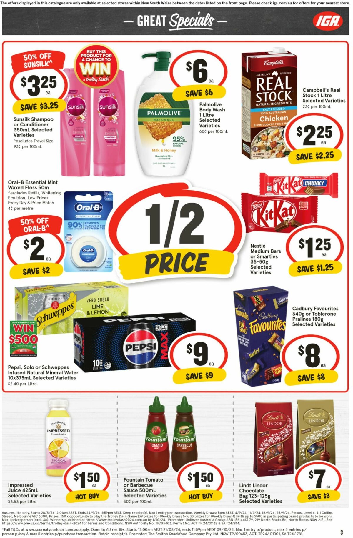 IGA Catalogues from 4 September