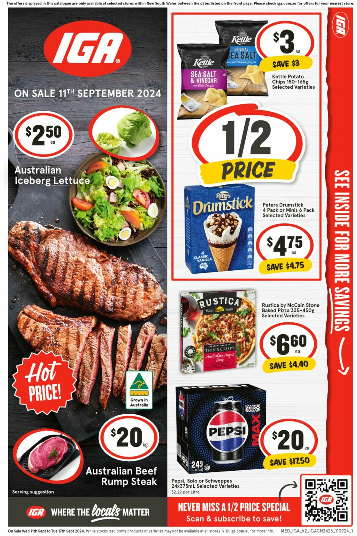 IGA Catalogues from 11 September