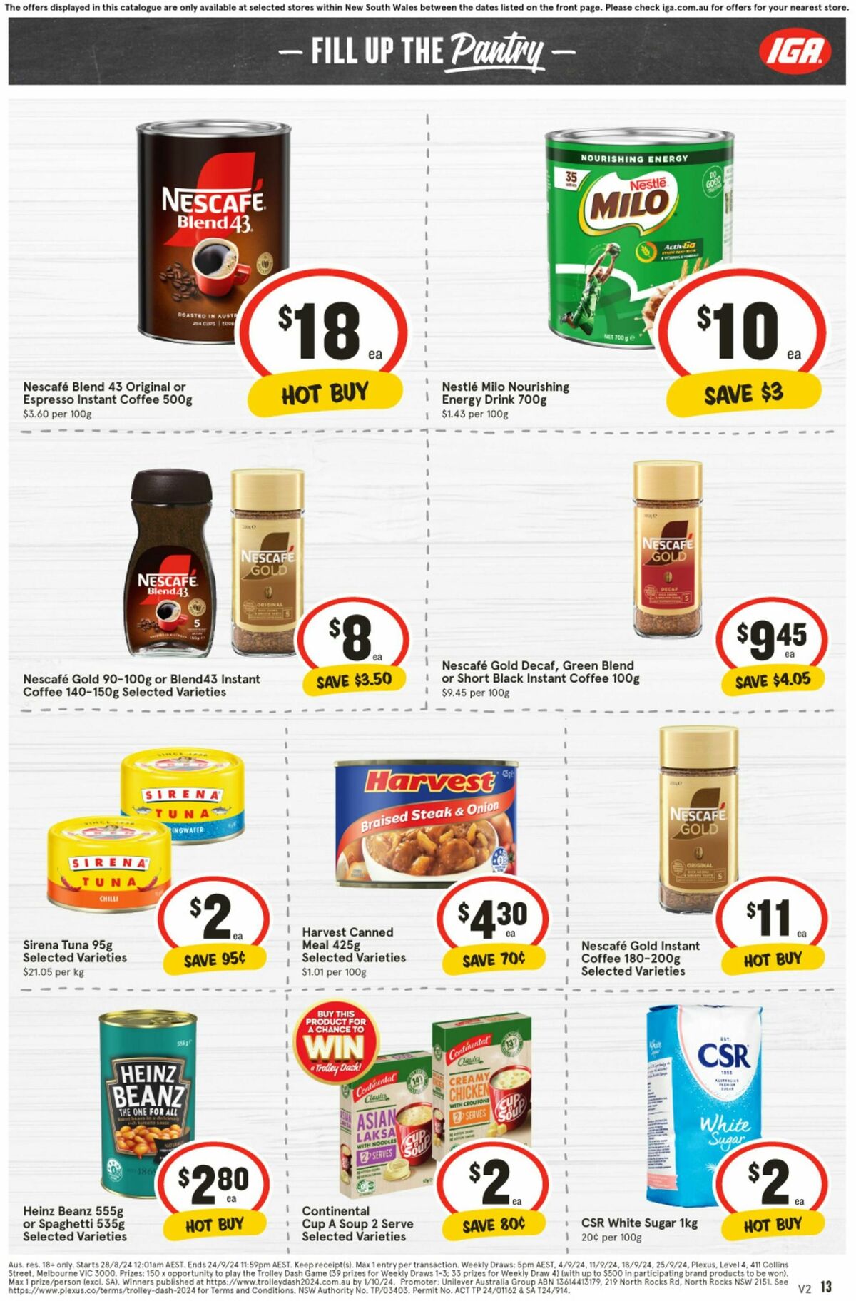 IGA Catalogues from 11 September