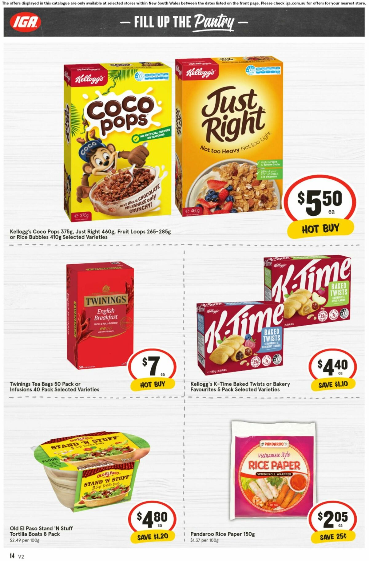 IGA Catalogues from 11 September