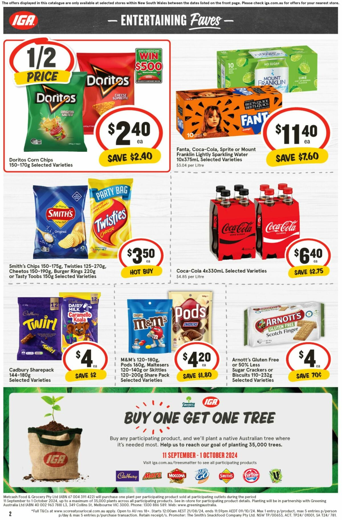 IGA Catalogues from 11 September