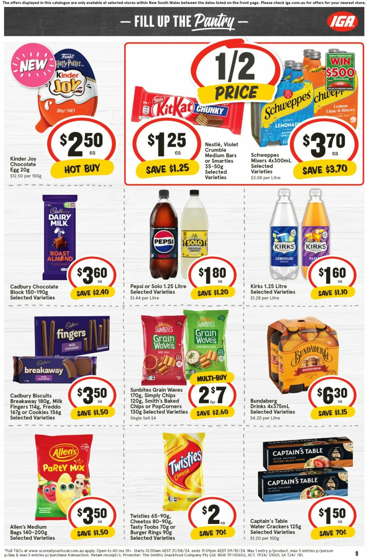 IGA Catalogues from 18 September