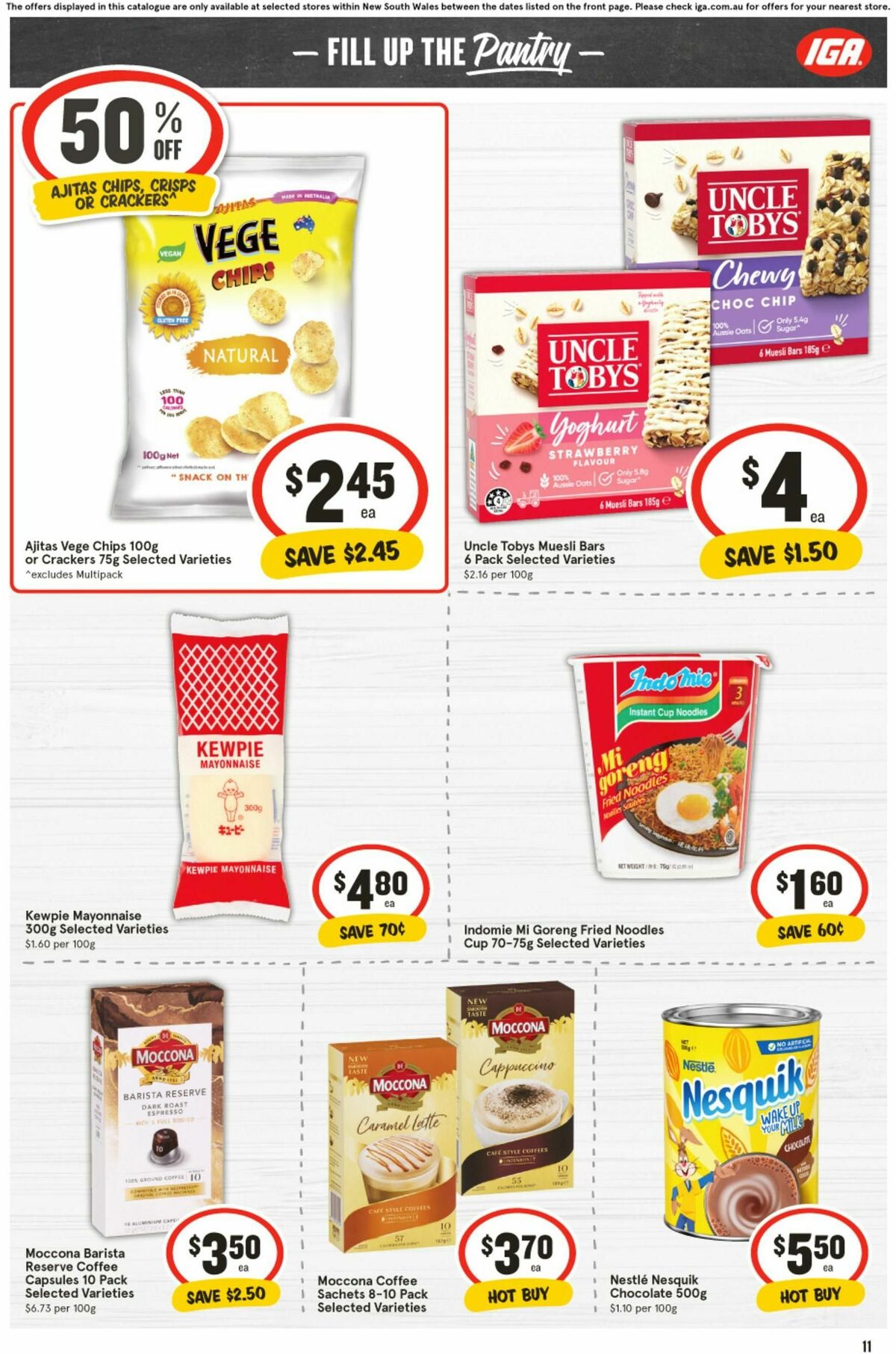 IGA Catalogues from 18 September