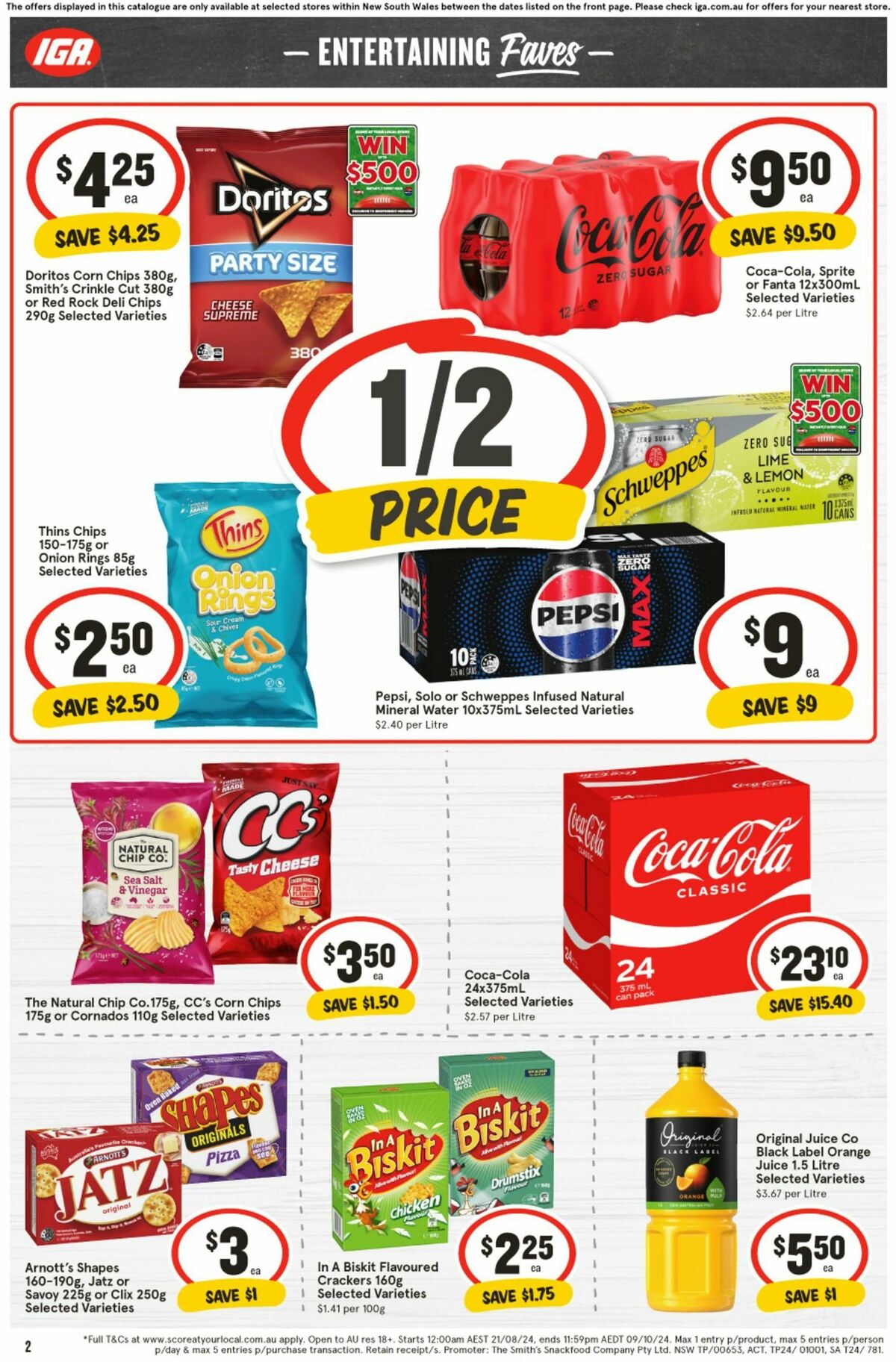 IGA Catalogues from 18 September