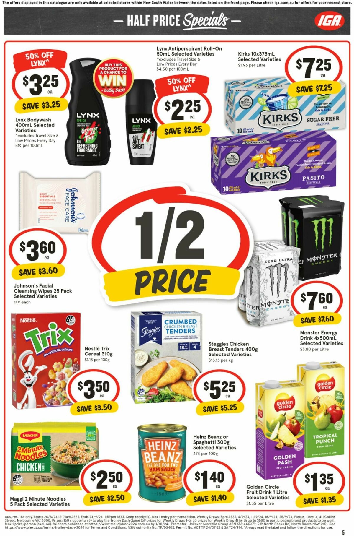 IGA Catalogues from 18 September