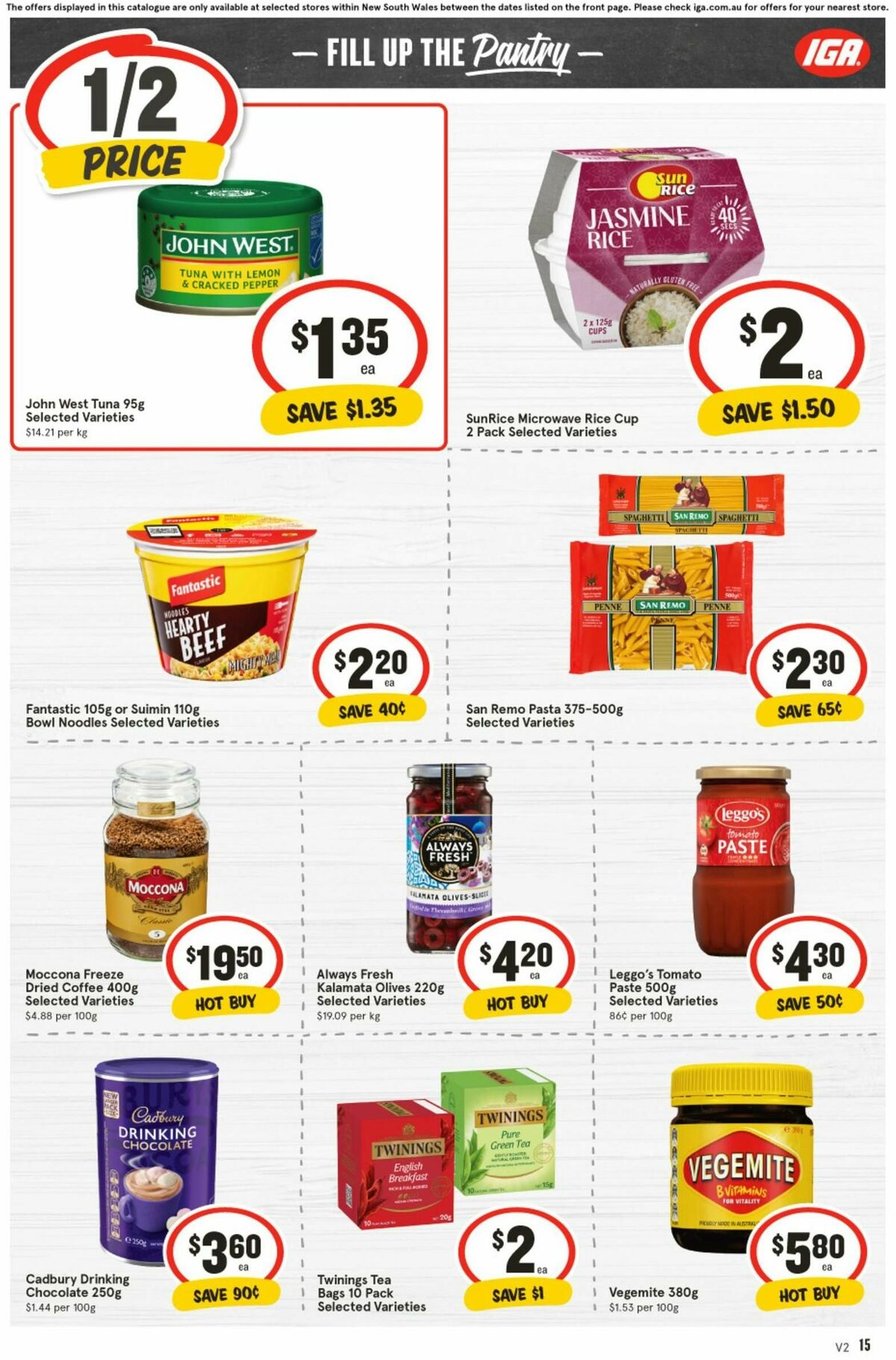 IGA Catalogues from 25 September