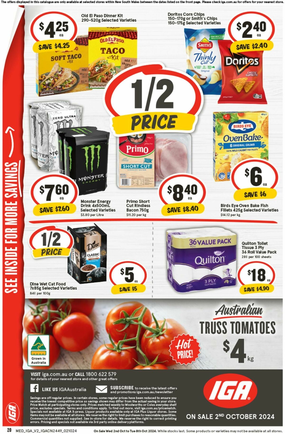 IGA Catalogues from 2 October