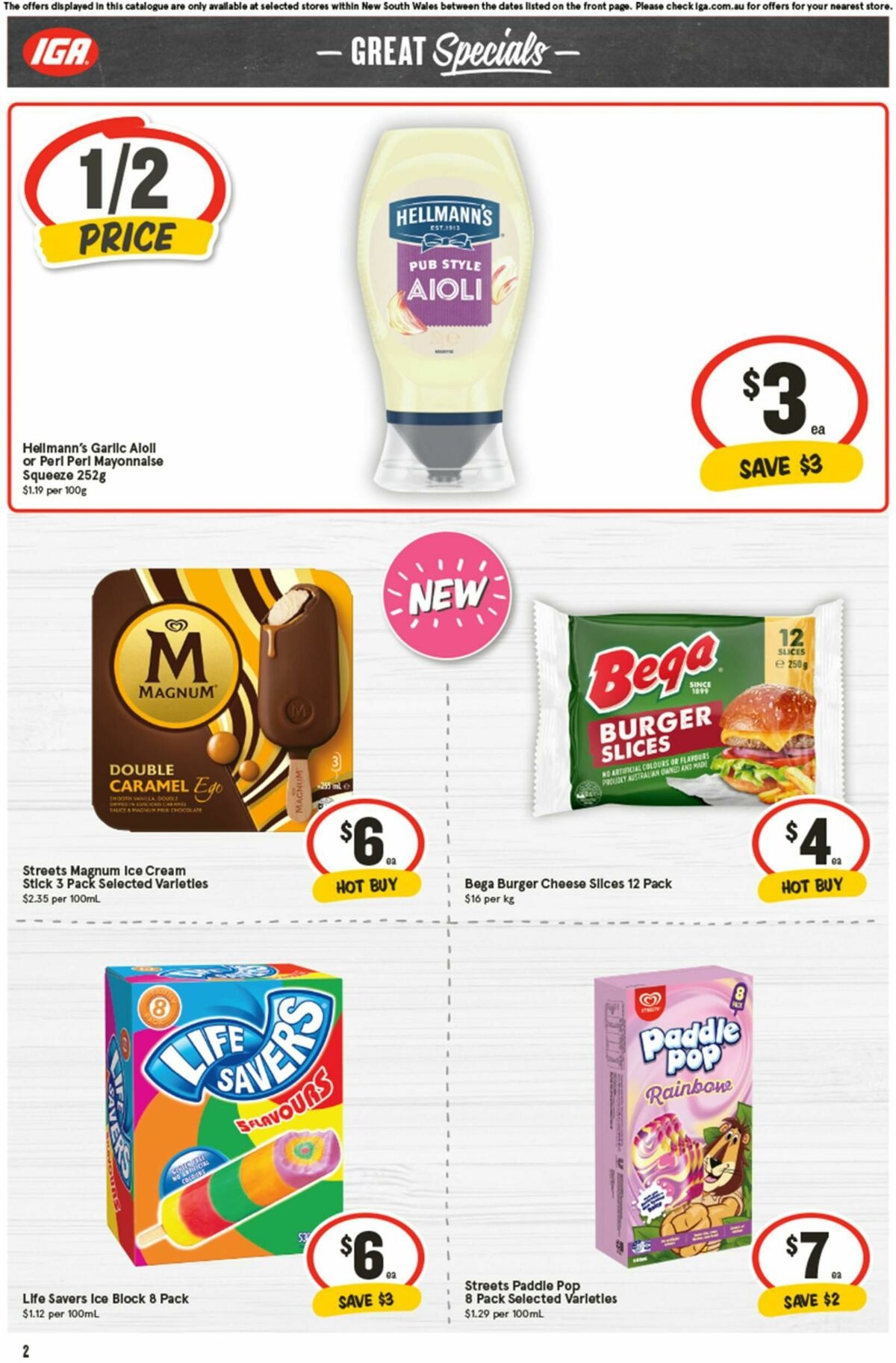 IGA Catalogues from 2 October