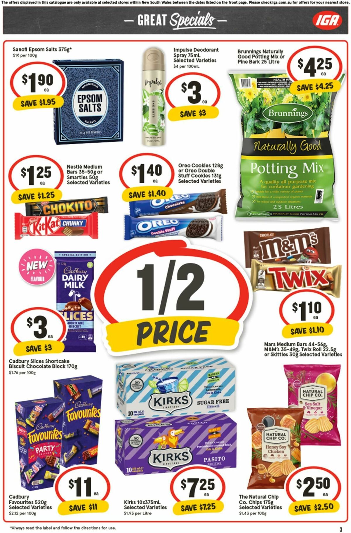 IGA Catalogues from 2 October