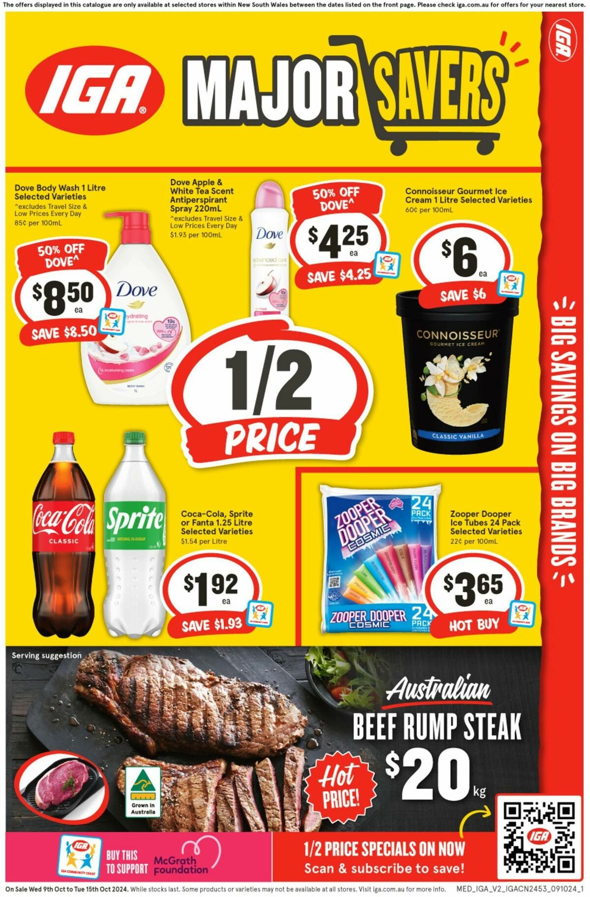 IGA Catalogues from 9 October