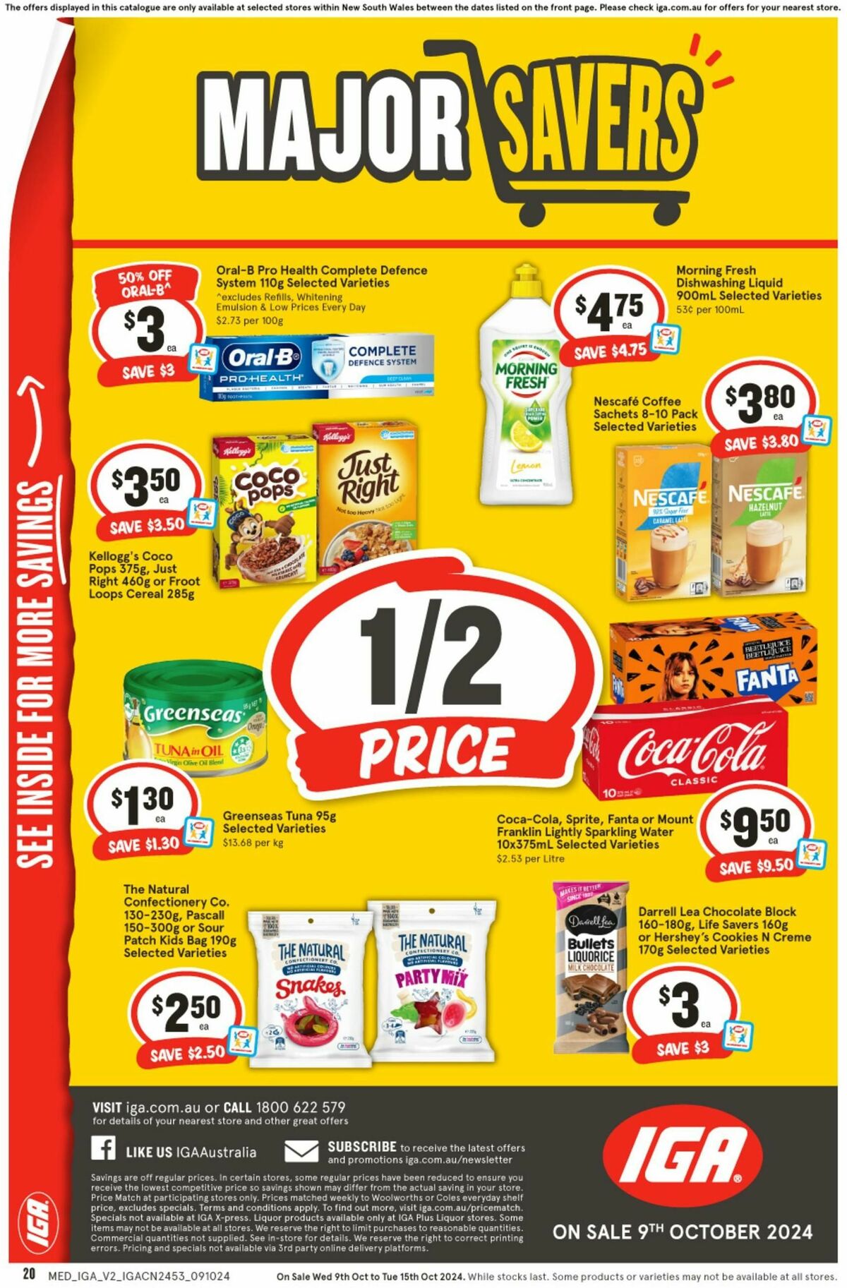 IGA Catalogues from 9 October