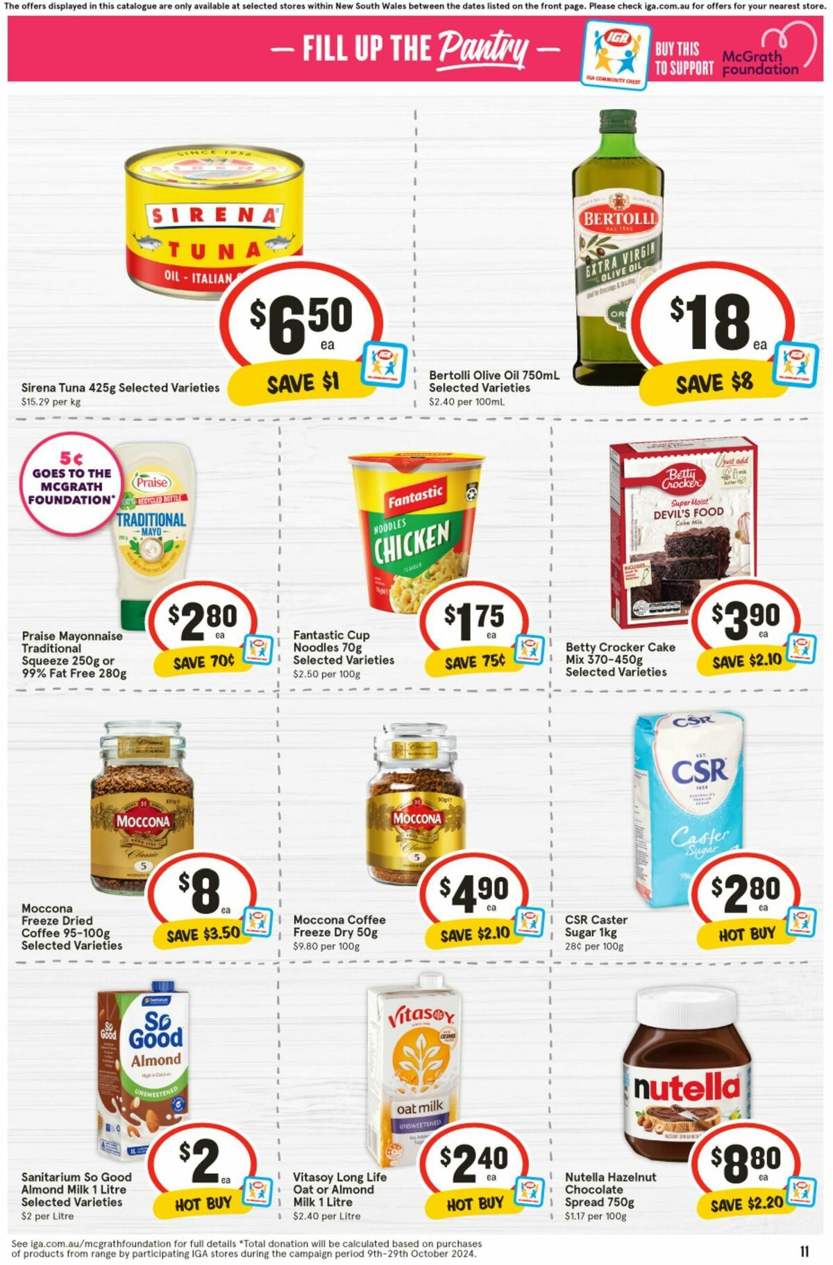 IGA Catalogues from 16 October