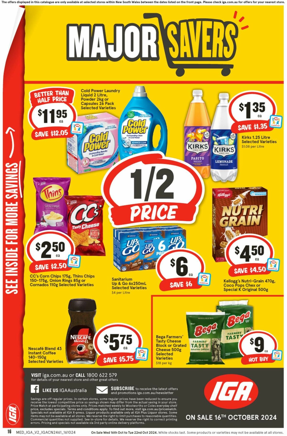 IGA Catalogues from 16 October