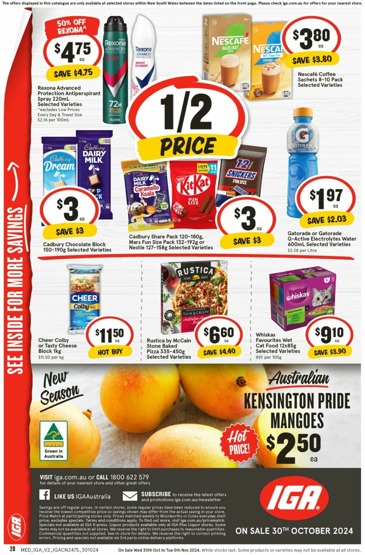 IGA Catalogues from 30 October