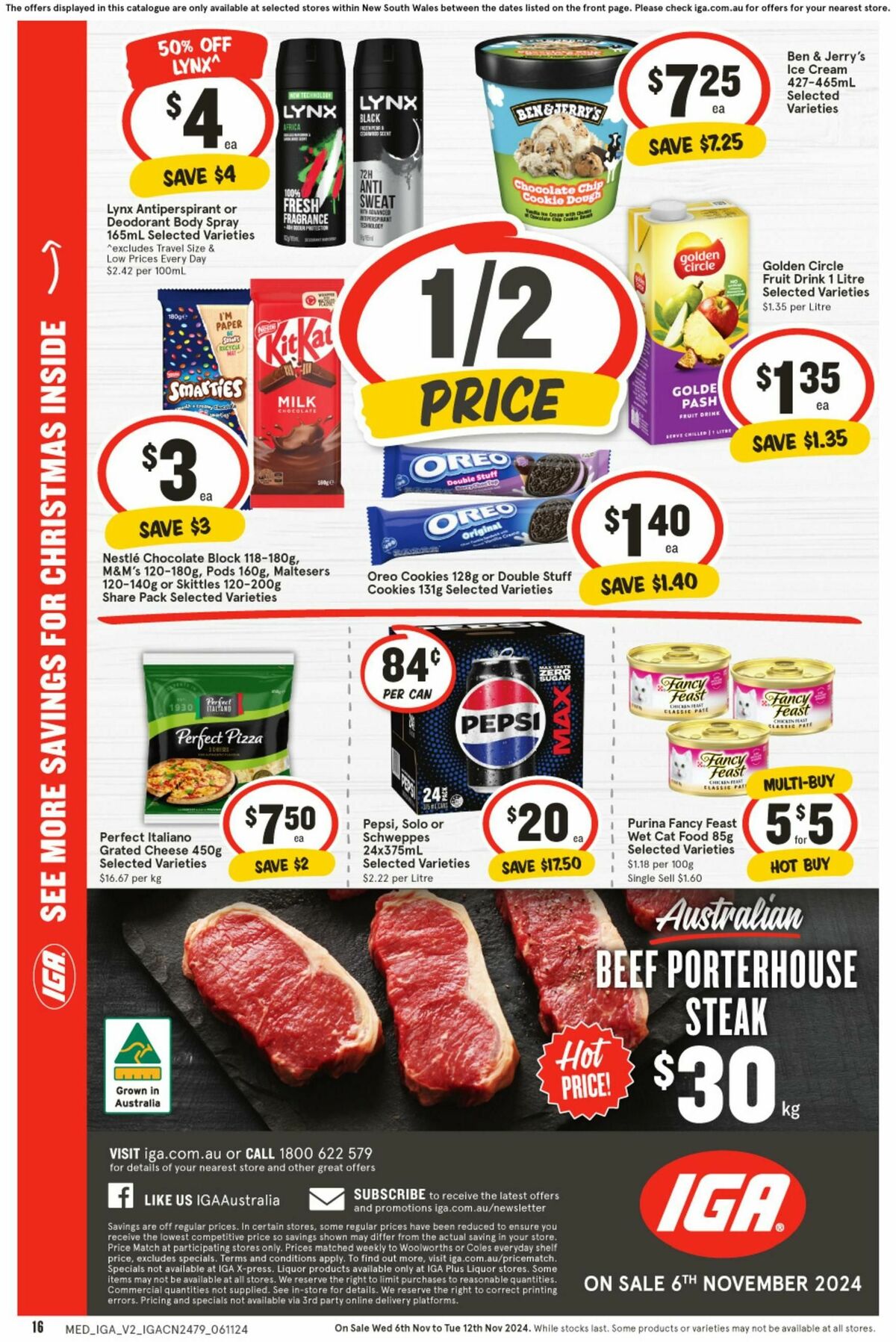 IGA Catalogues from 6 November