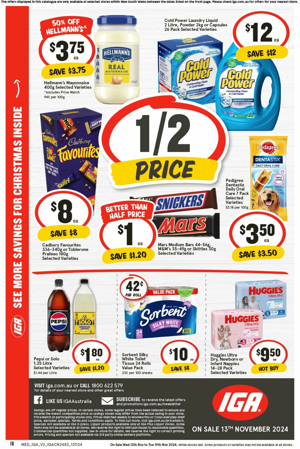 IGA Catalogues from 13 November