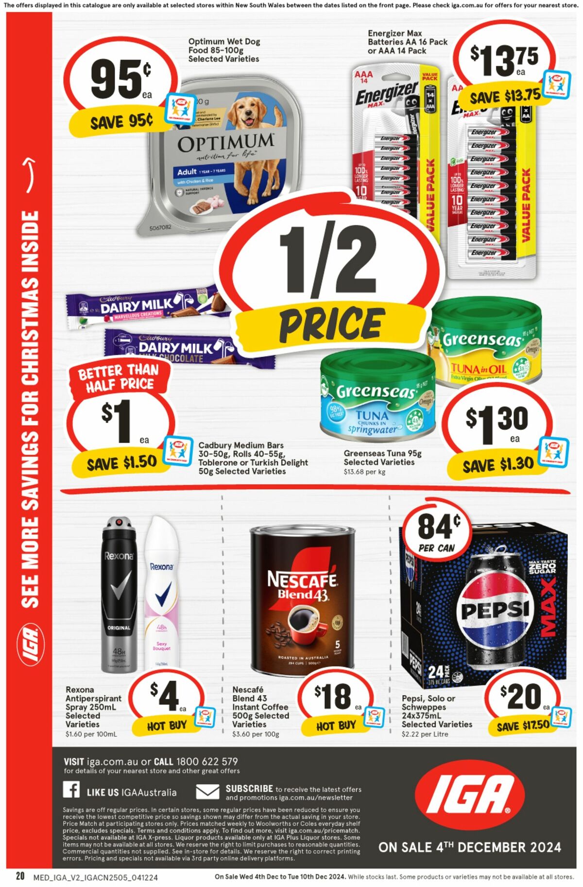 IGA Catalogues from 4 December