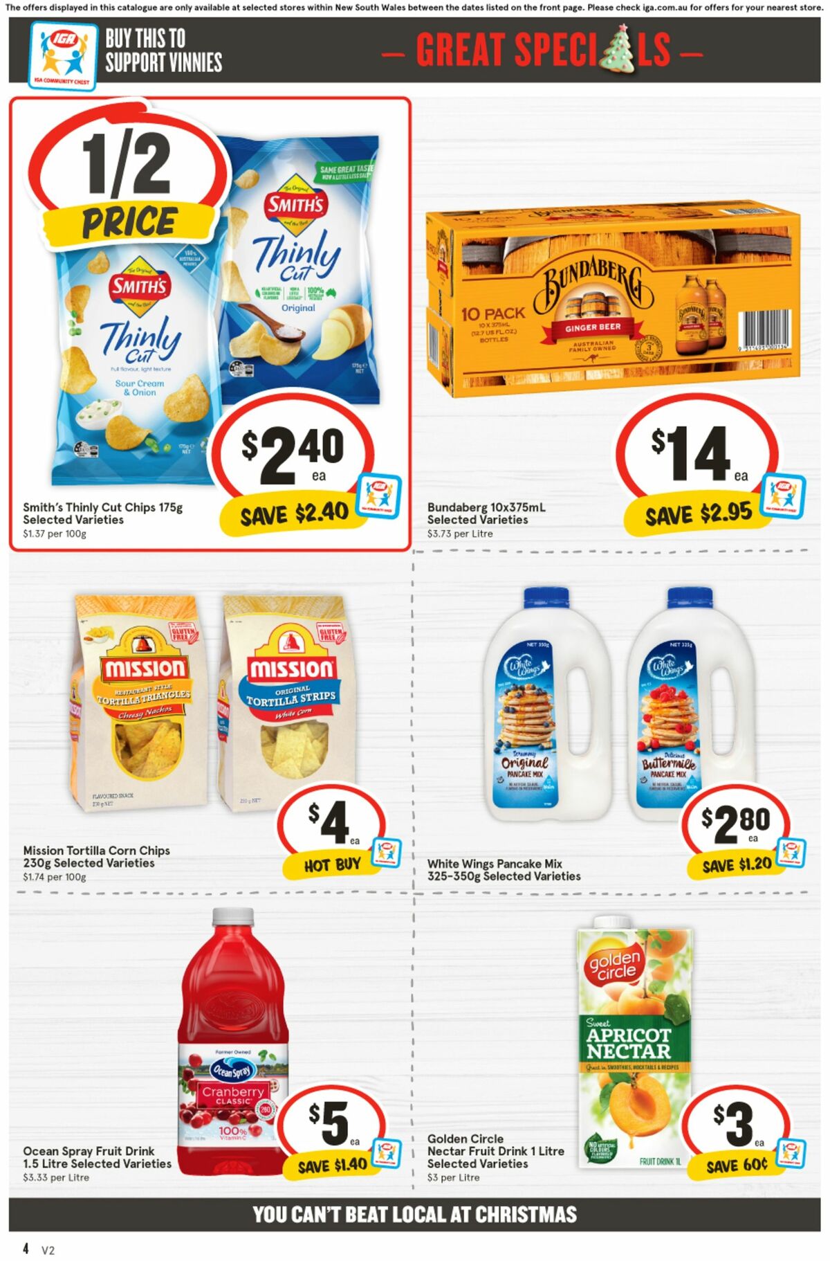 IGA Catalogues from 4 December