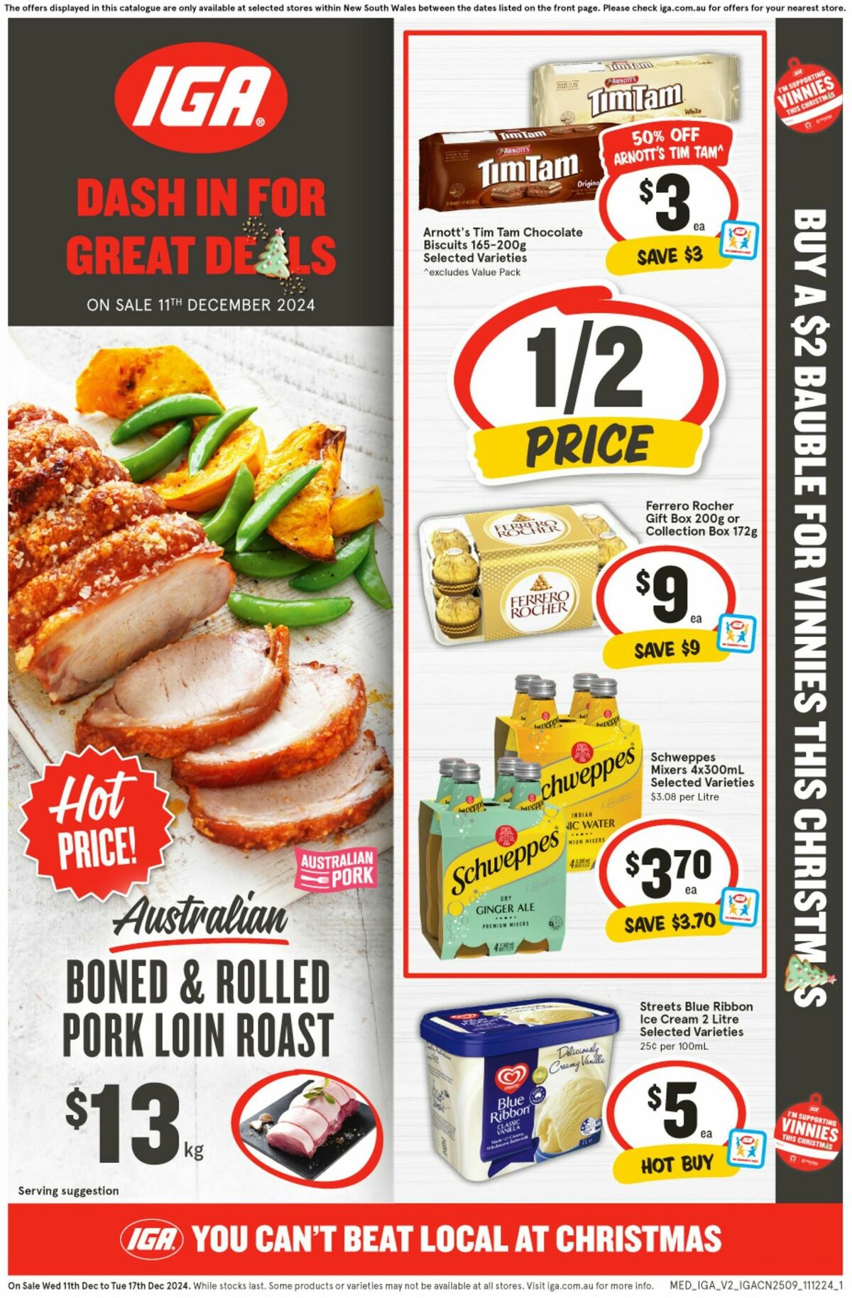 IGA Catalogues from 11 December