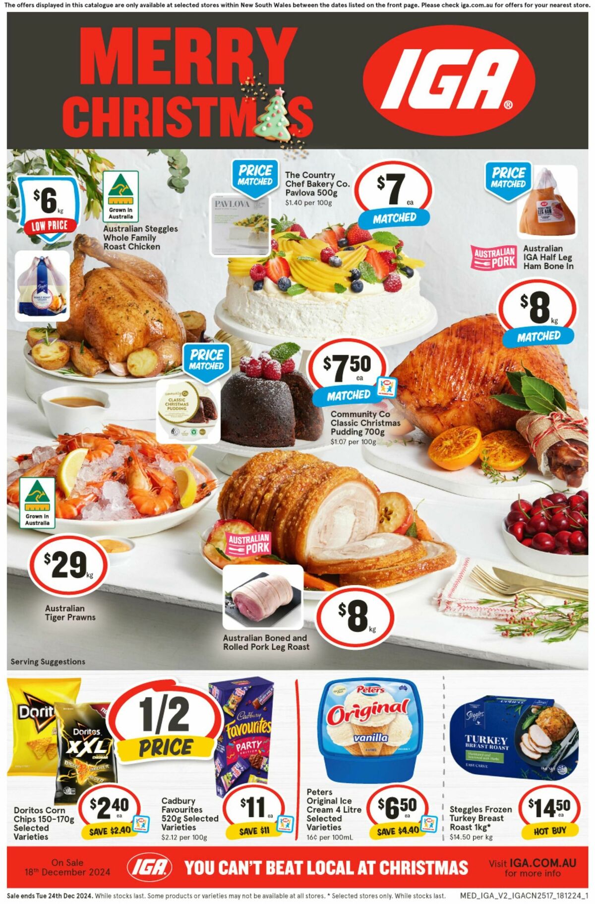 IGA Catalogues from 18 December