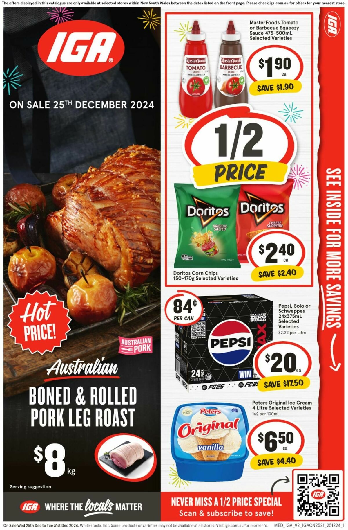 IGA Catalogues from 25 December