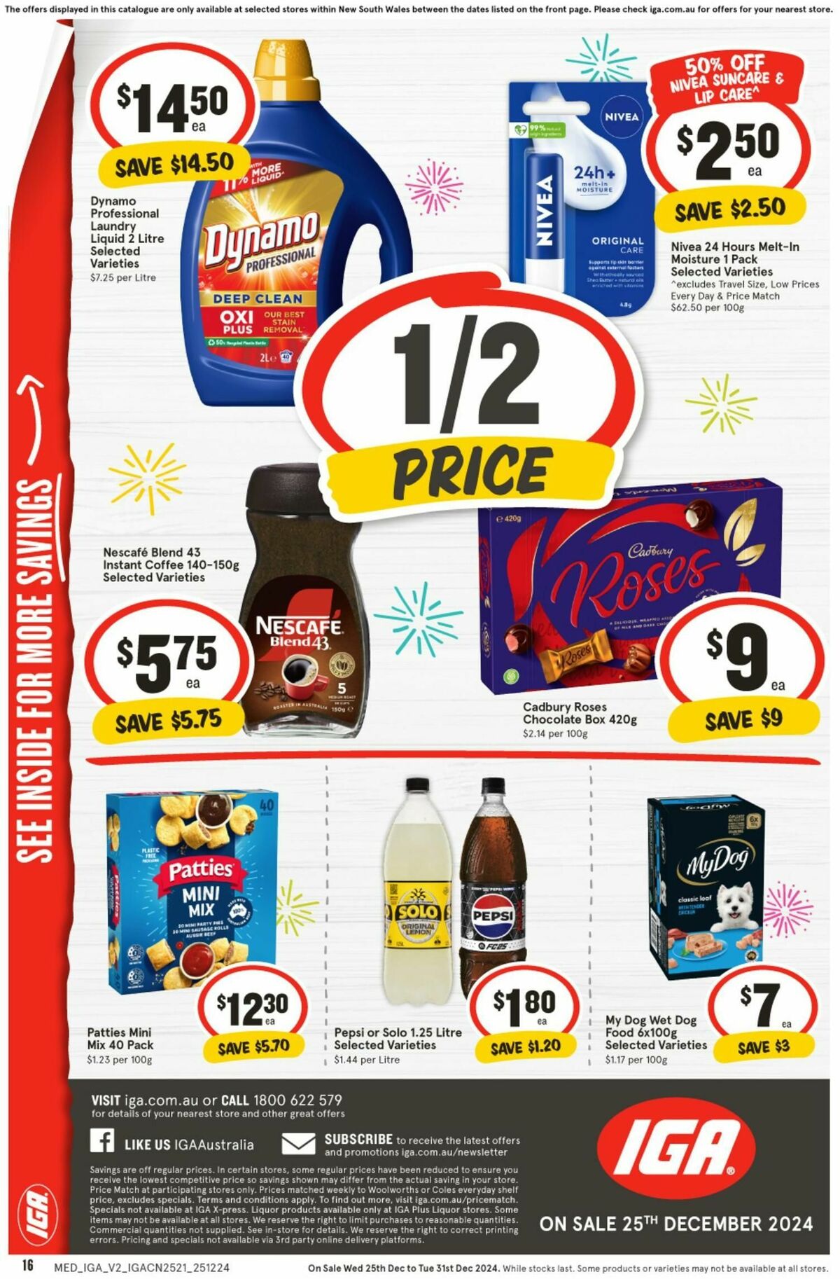 IGA Catalogues from 25 December