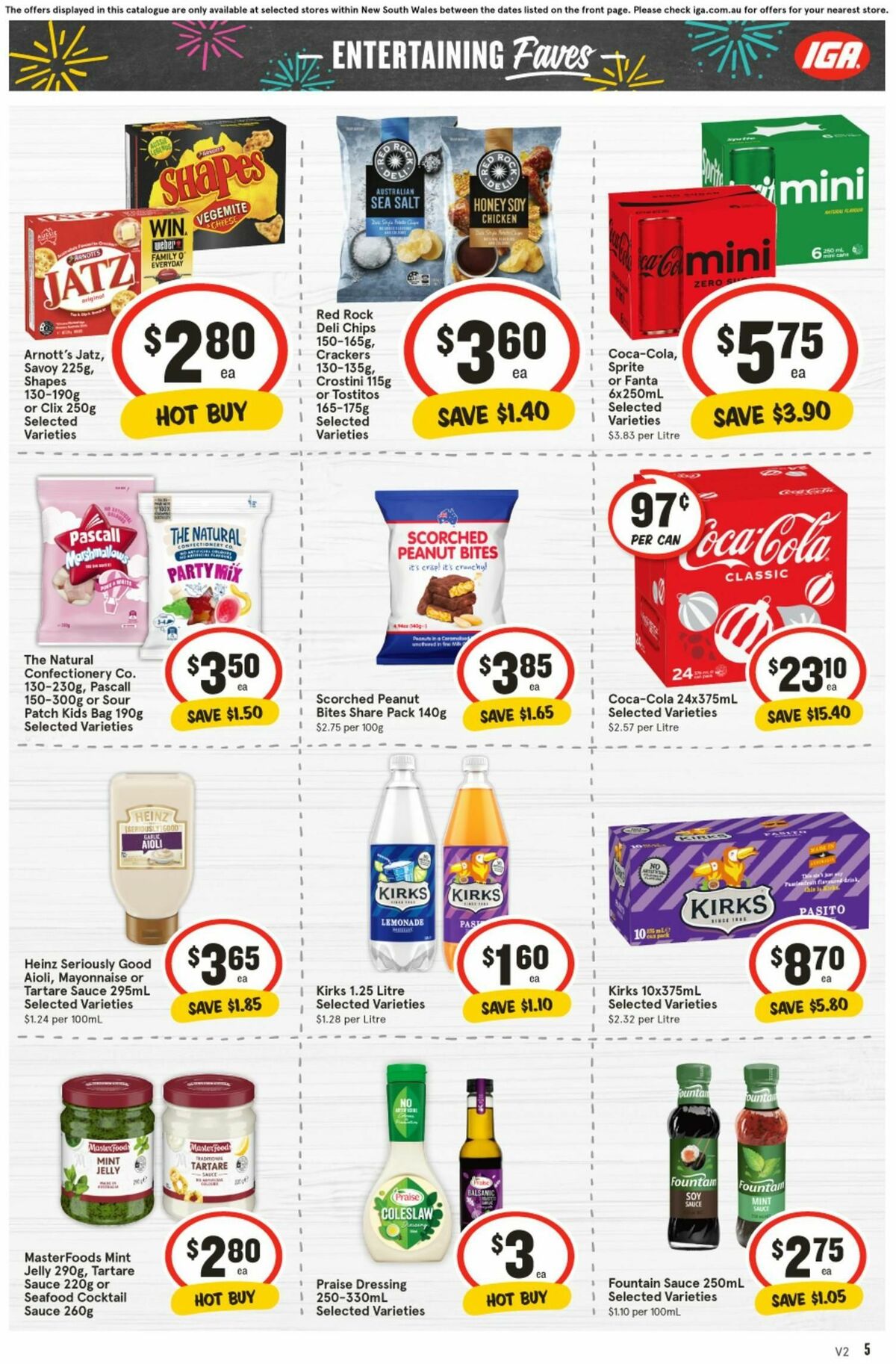 IGA Catalogues from 25 December