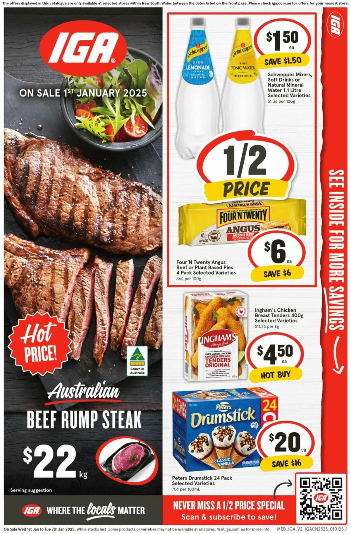 IGA Catalogues from 1 January