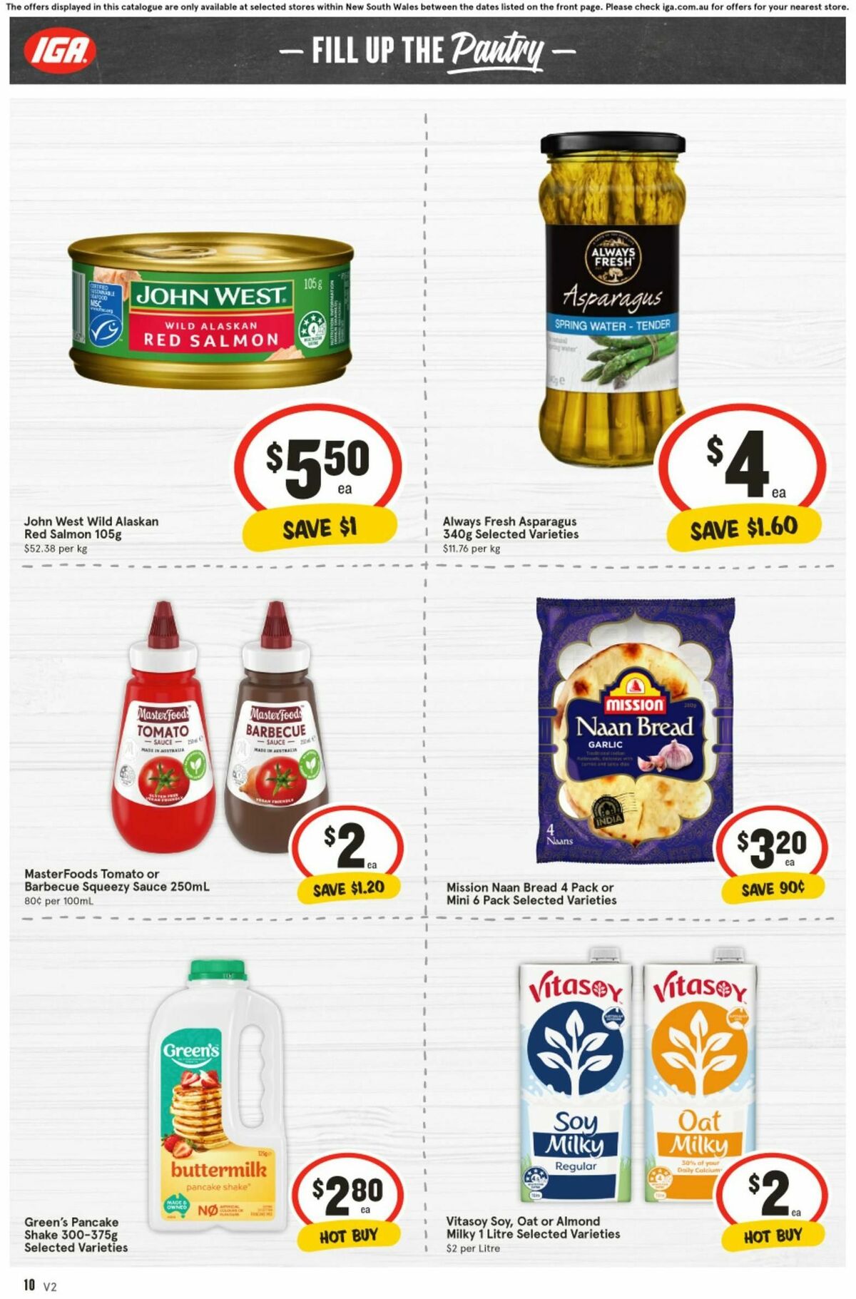 IGA Catalogues from 1 January