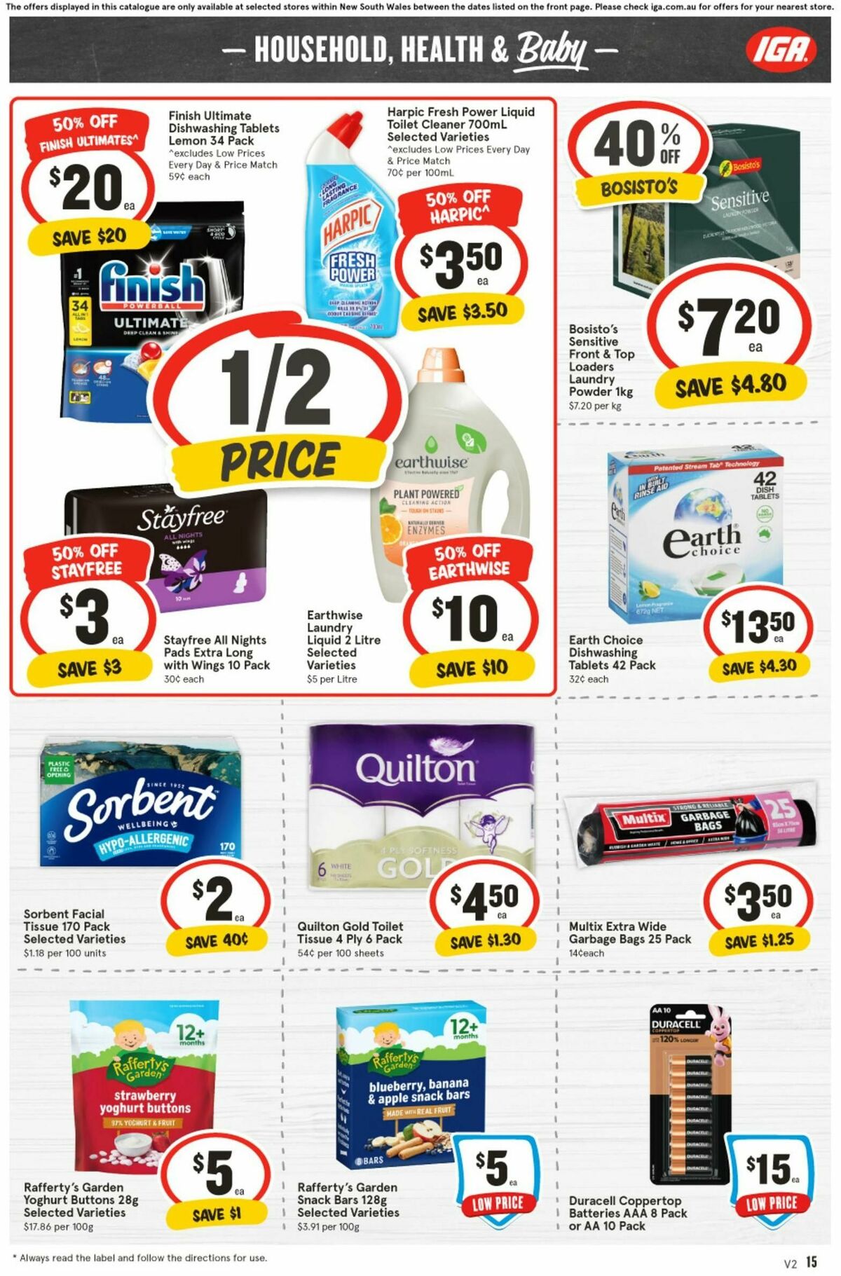 IGA Catalogues from 1 January