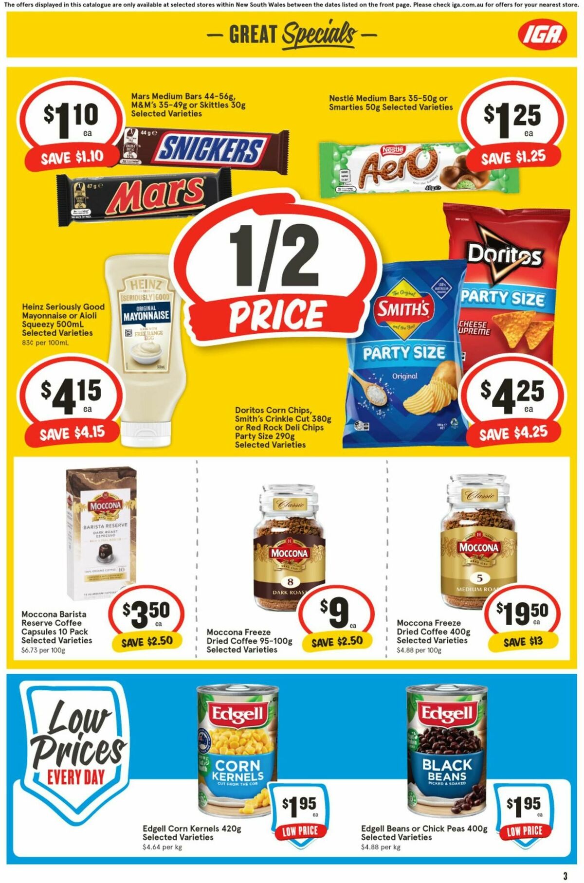 IGA Catalogues from 1 January