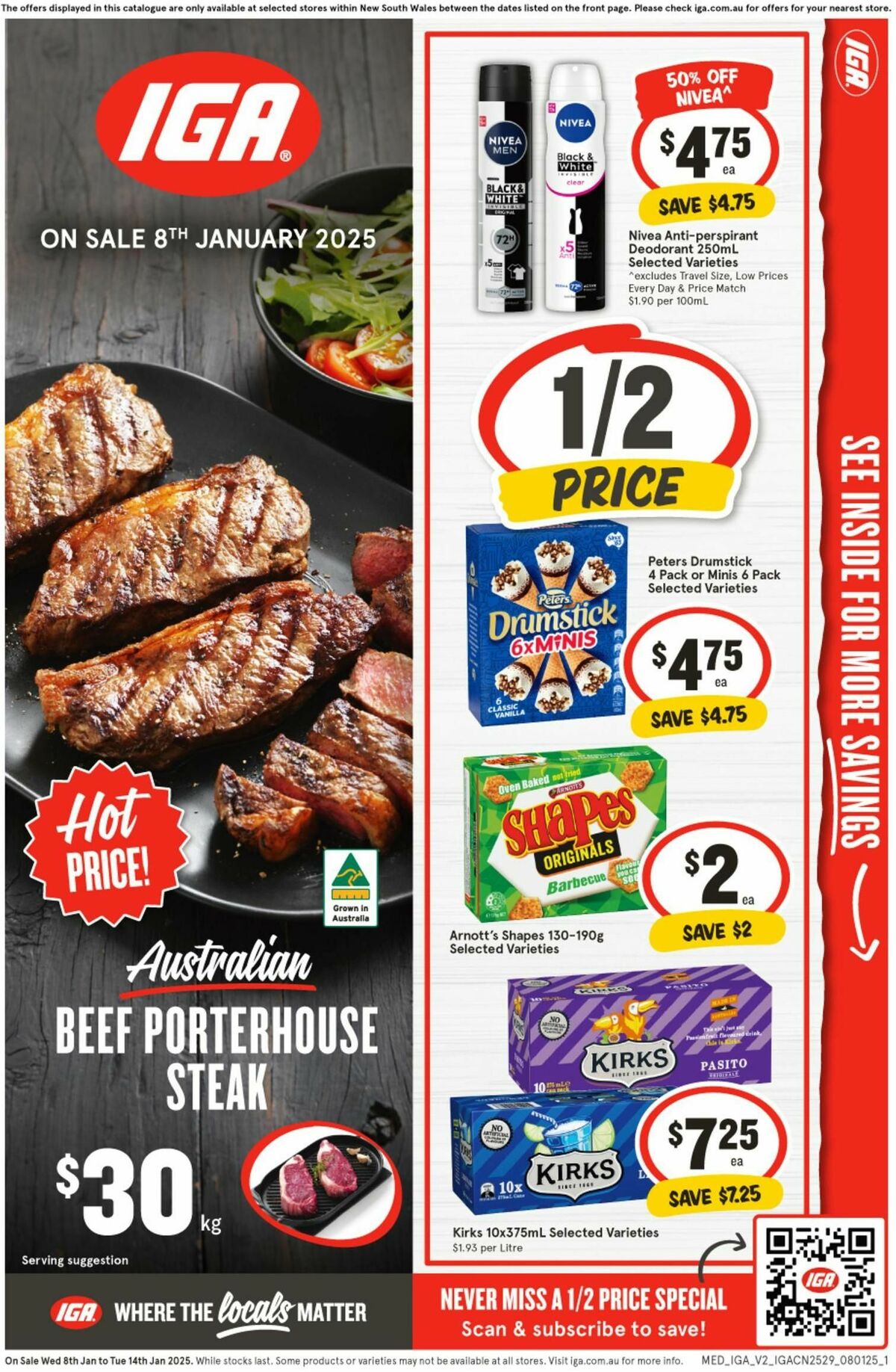 IGA Catalogues from 8 January