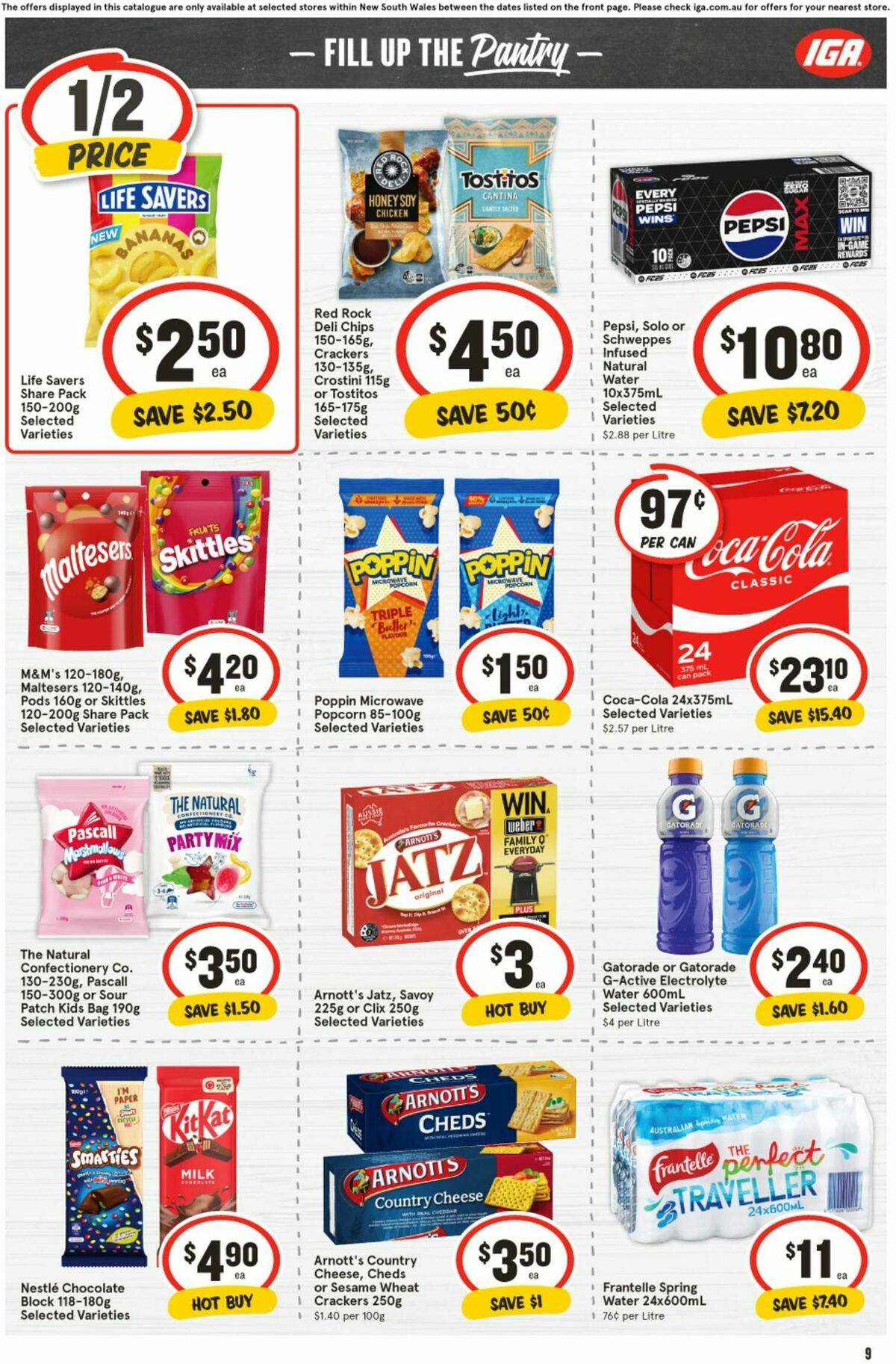 IGA Catalogues from 8 January