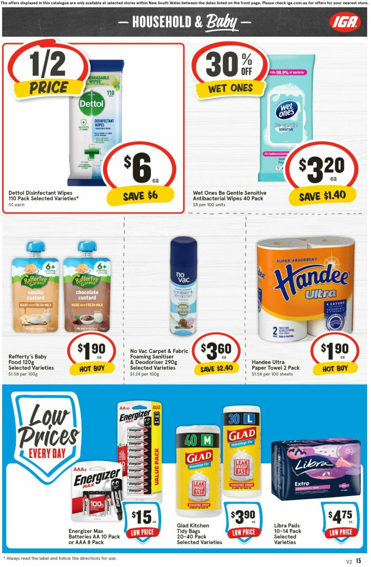 IGA Catalogues from 8 January