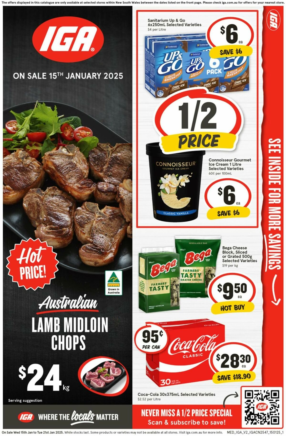 IGA Catalogues from 15 January