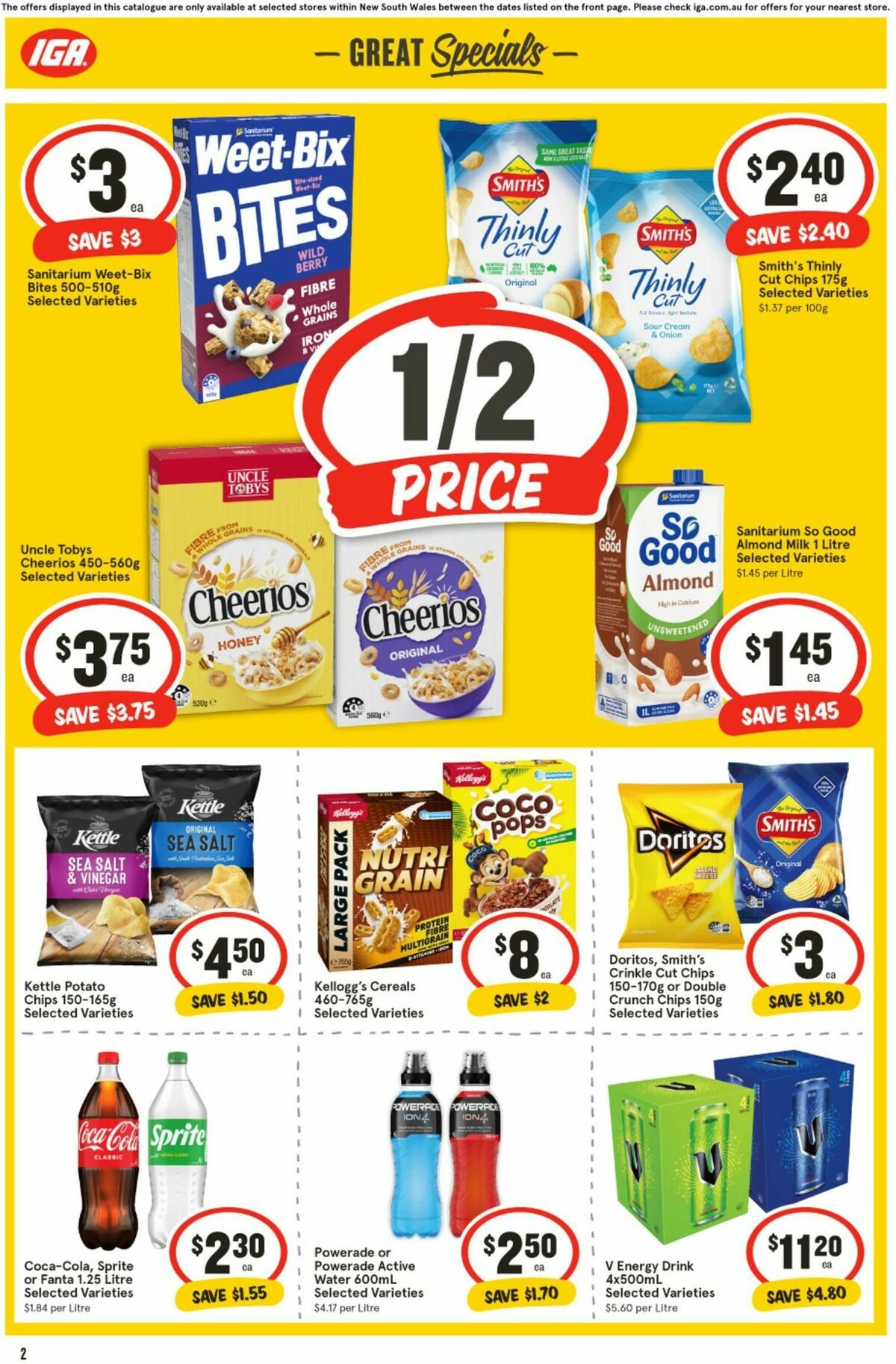 IGA Catalogues from 15 January