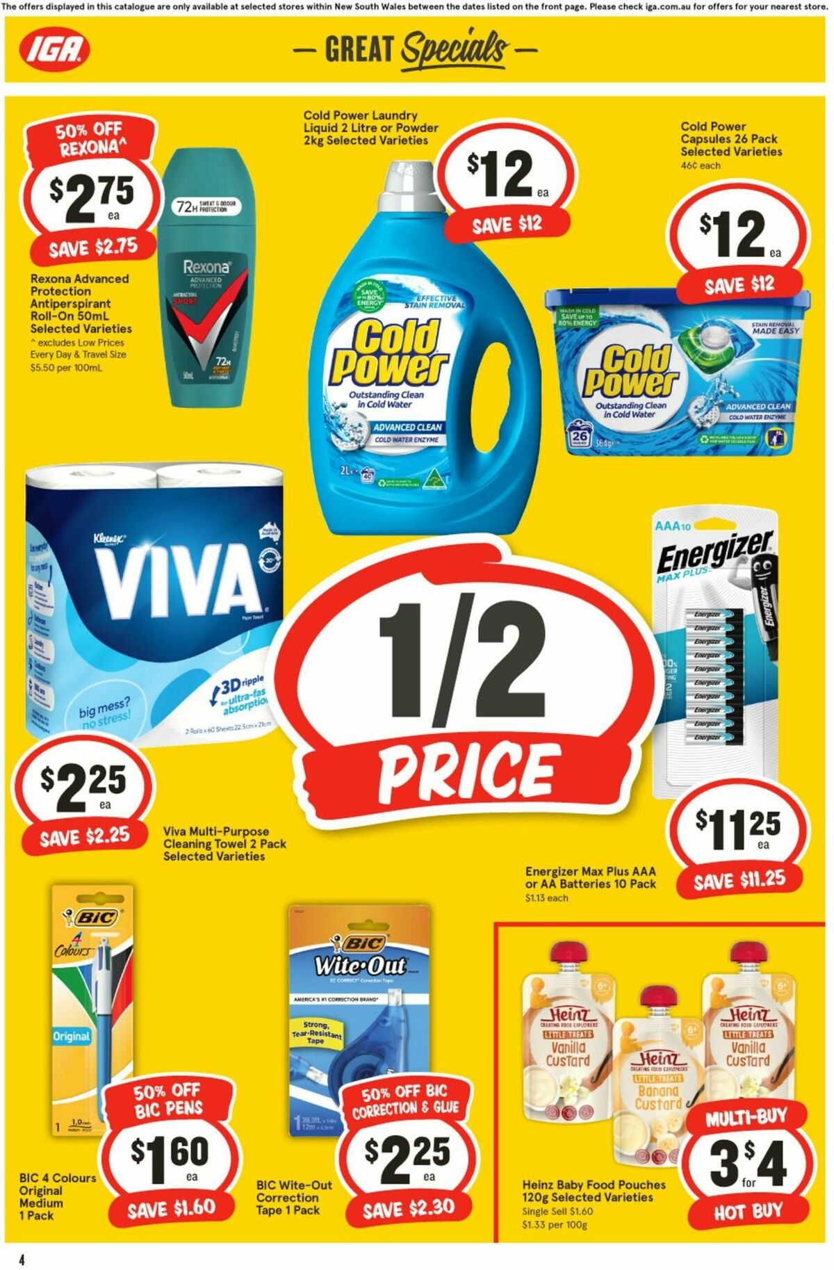 IGA Catalogues from 15 January