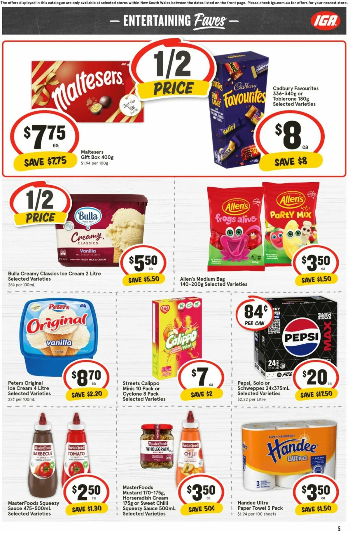 IGA Catalogues from 15 January