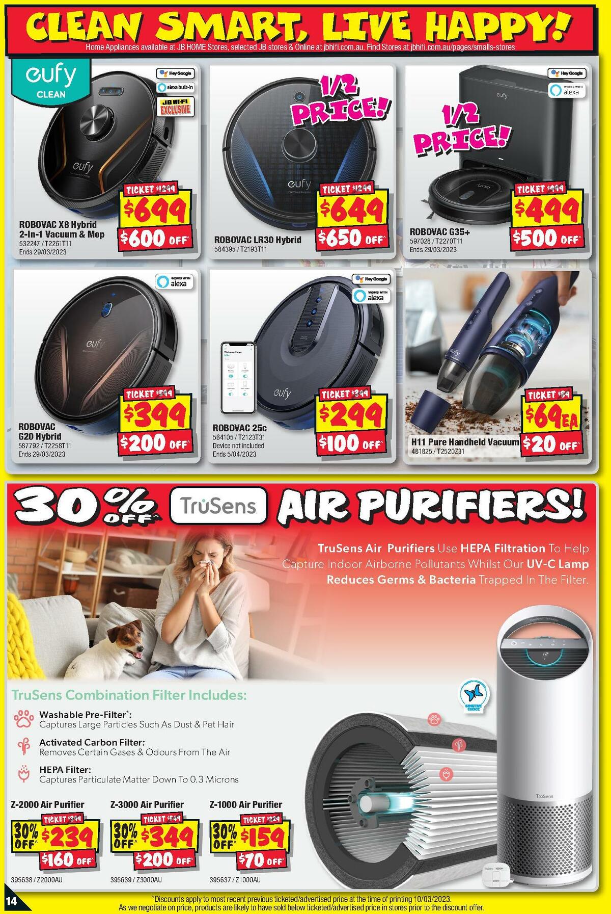 JB Hi-Fi Catalogues from 16 March