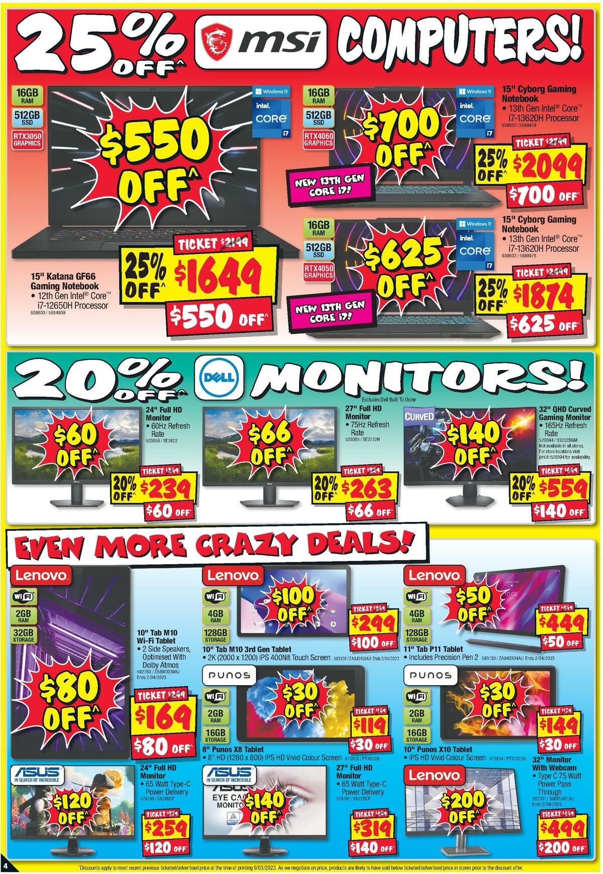 JB Hi-Fi Catalogues from 23 March