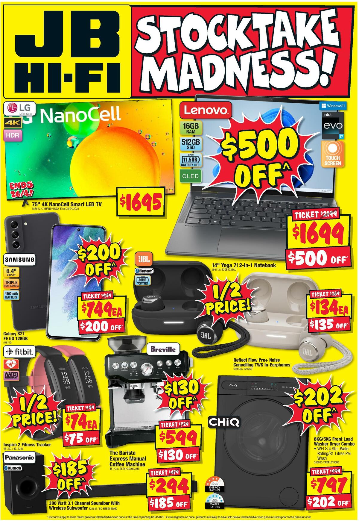 JB Hi-Fi Catalogues from 20 April