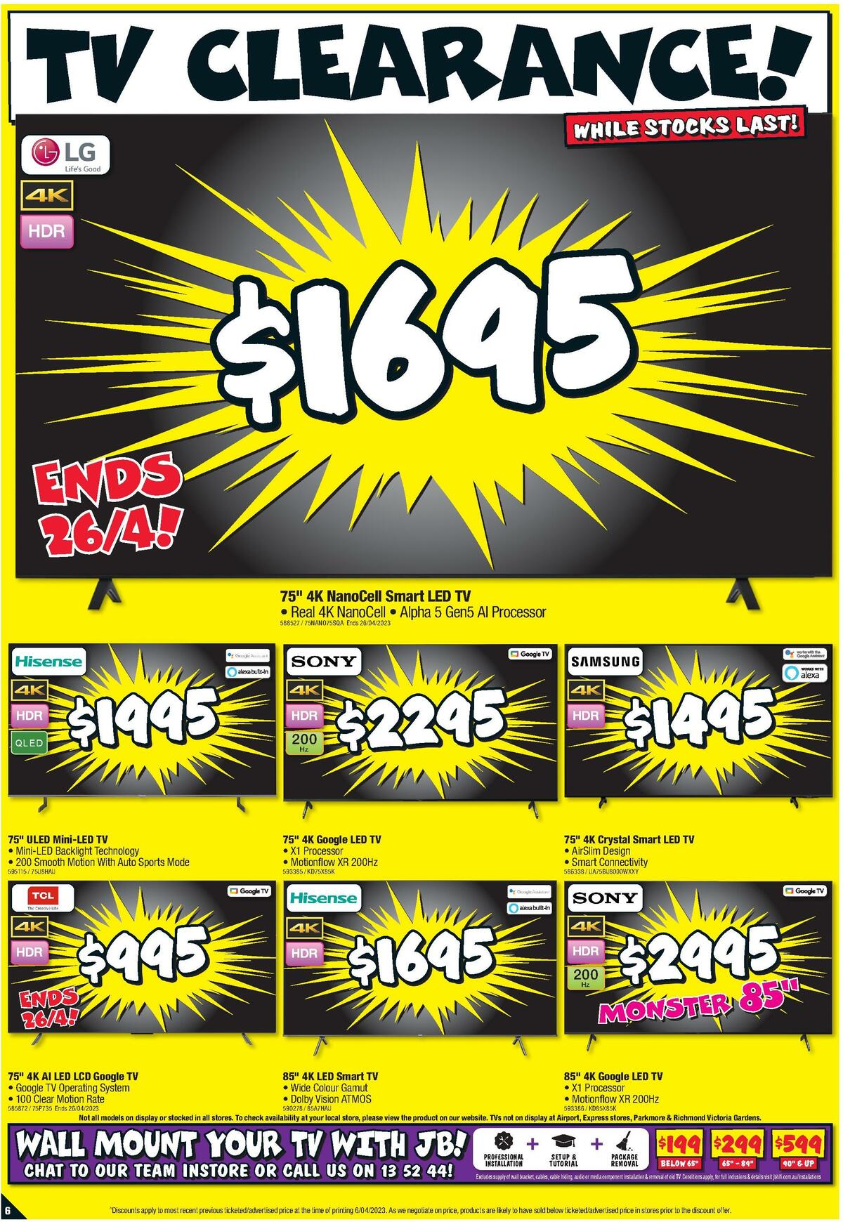 JB Hi-Fi Catalogues from 20 April