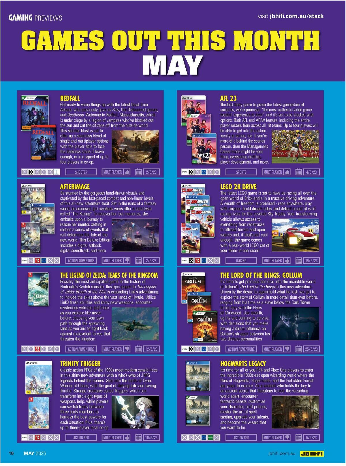 JB Hi-Fi Magazine May Catalogues from 1 May