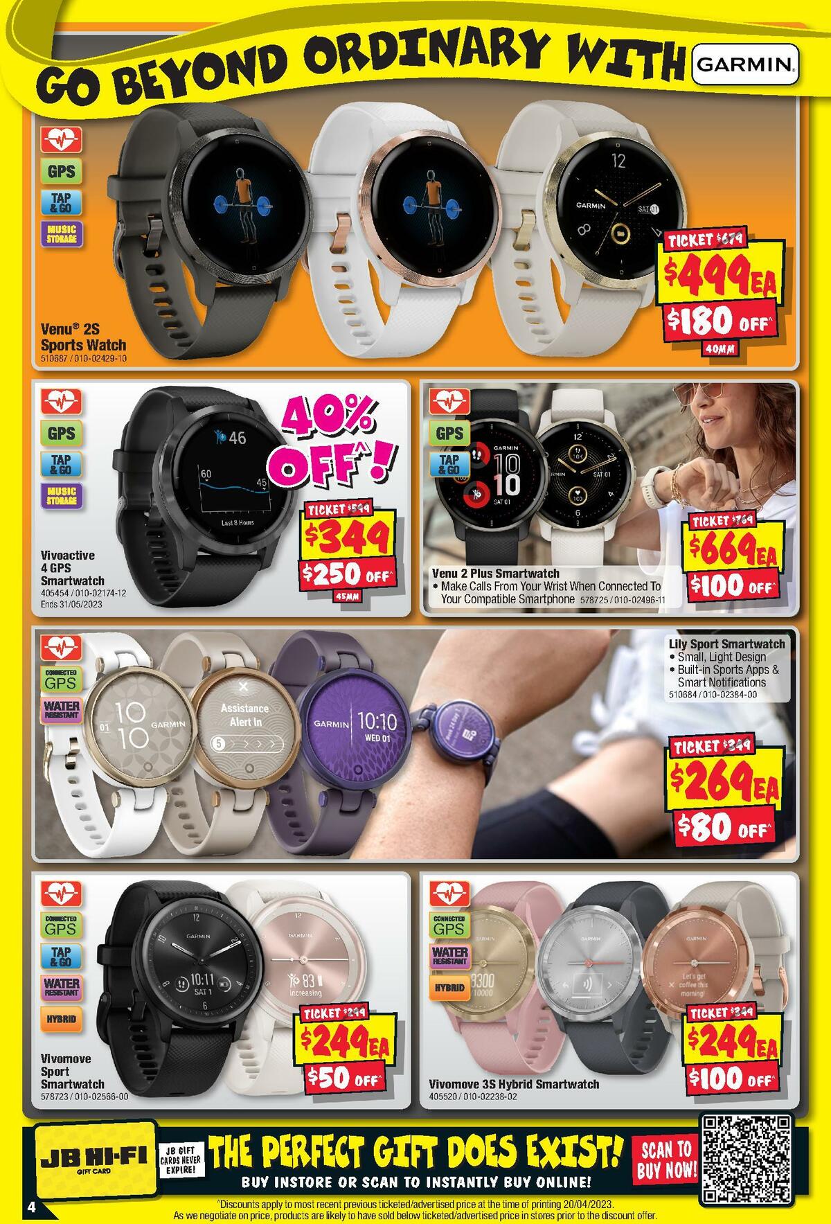 JB Hi-Fi Fitness Catalogues from 4 May